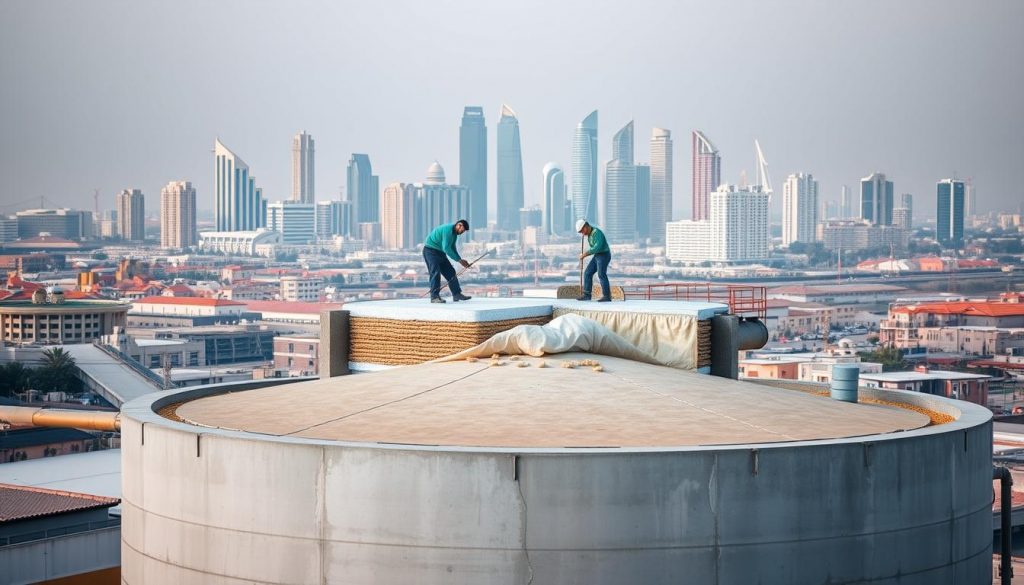 تكلفة عزل خزانات