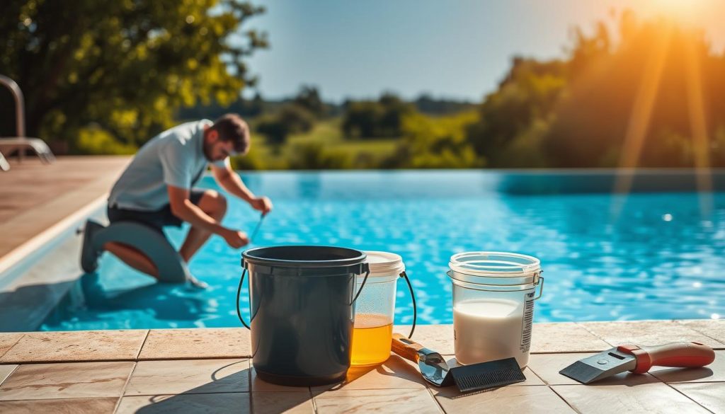خطوات ترميم المسابح