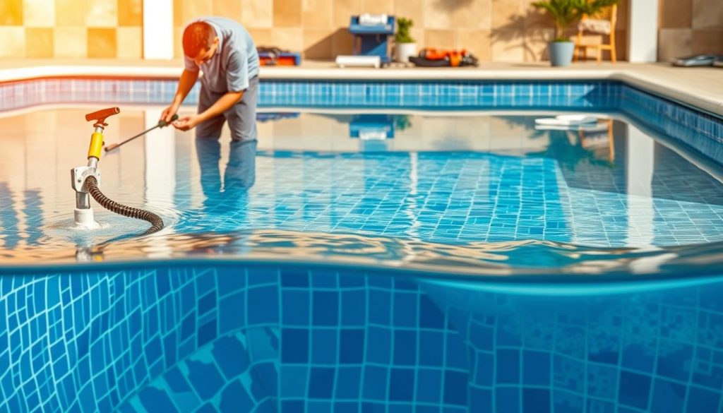 خطوات ترميم المسابح