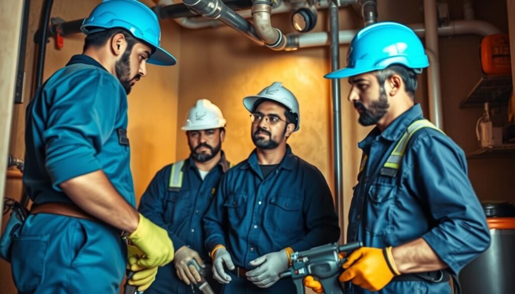 فريق عمل سباك حي الخالدية بجدة